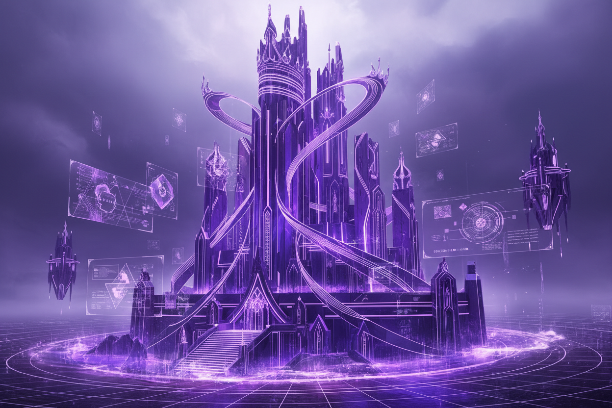 mor bir dijital saray